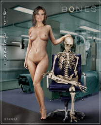 Emily Deschanel Naked Bones Fake